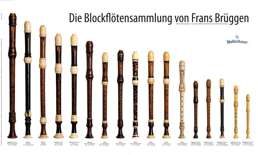 6186 Poster "The Recorder Collection of Frans Brüggen" | Suono Flauti