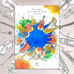 Il mio Diario per le lezioni di musica | Fino ai 10 anni