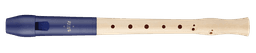 1023 Flauto 1 Plus Barocco Acero/Plastica