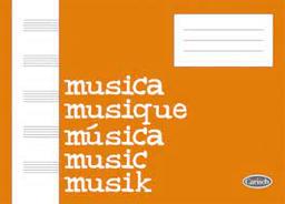 Quaderno di Musica (Block, Cahier de Musique)