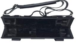 Flute and Piccolo/HJ case Black Leather