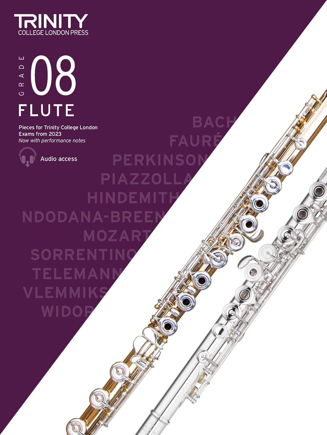 Trinity Flute Exam Pieces from 2023: Grade 8 | Suono Flauti