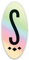 Adesivo olografico "S"