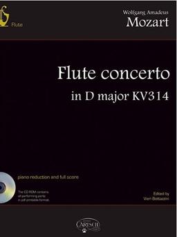 Flute Concerto in D Major KV 314, Flute and Orchestra. Piano Reduction - Wolfgang Amadeus Mozart
