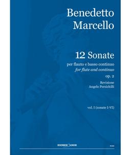 12 Sonate Per Flauto e Basso Continuo op.2 Vol. I - Benedetto Marcello