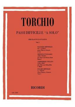 Passi Difficili E "A Solo" per Flauto e Ottavino Vol.I - B. Torchio