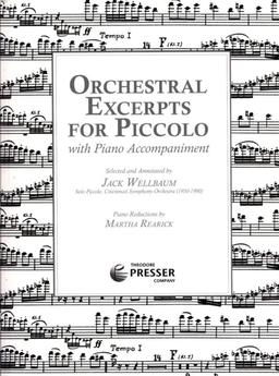 Orchestral Excerpts for Piccolo, With Piano Accompaniment - Hector Berlioz_Maurice Ravel_Sergei Prokofiev