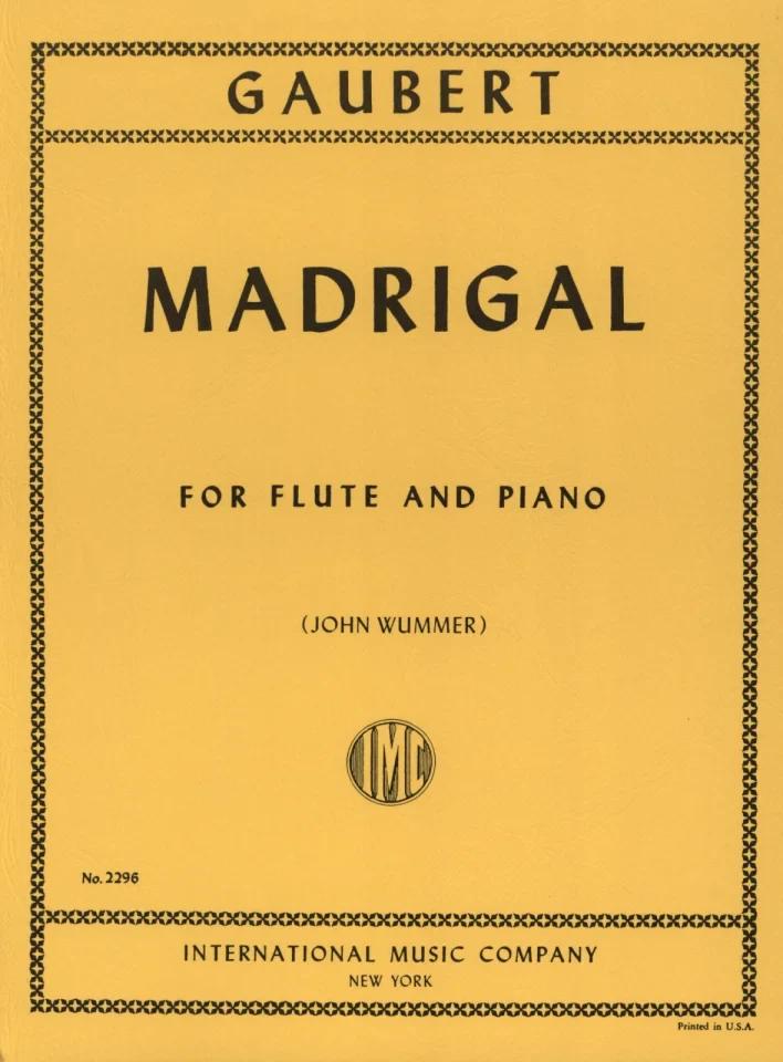 Madrigal - Philippe Gaubert | Suono Flauti