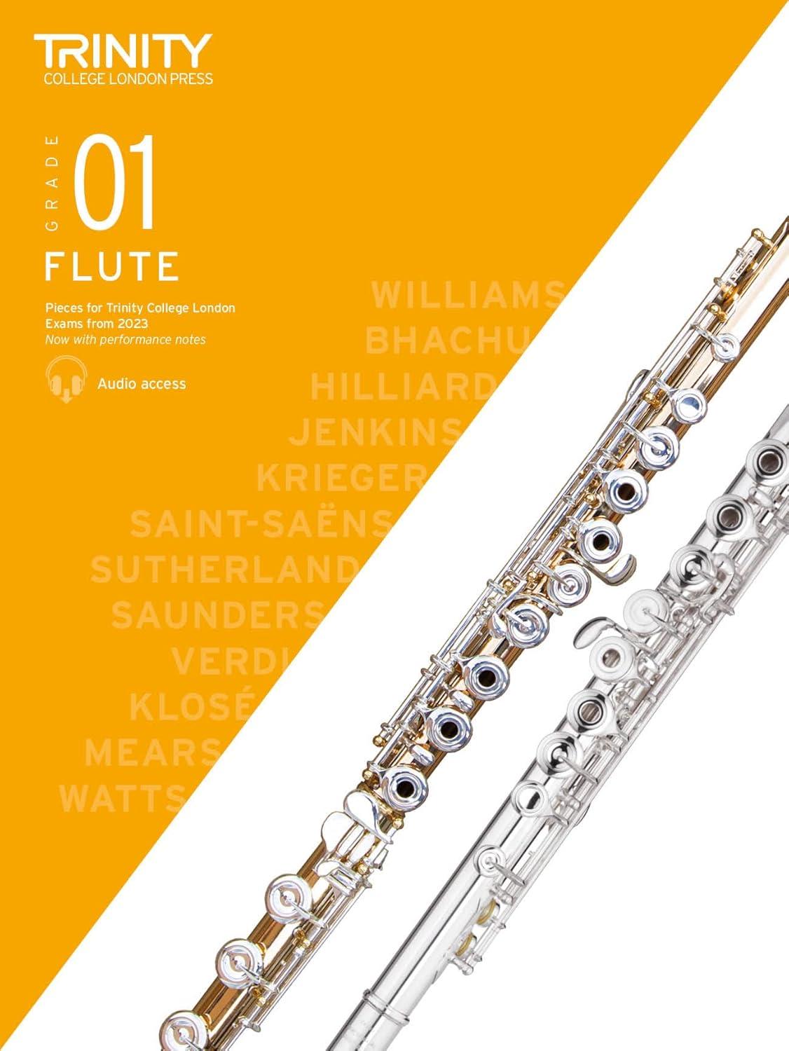 Trinity Flute Exam Pieces from 2023: Grade 1 | Suono Flauti