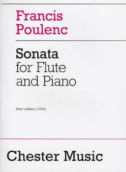 Sonata For Flute And Piano - Francis Poulenc