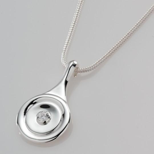 Pendente con zircone | Suono Flauti
