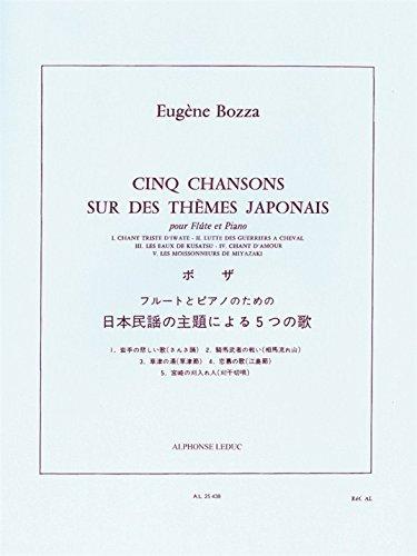Cinq Chansons Sur Des Thèmes Japonais - Eugène Bozza | Suono Flauti