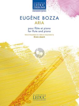 Aria, pour flûte et piano - Eugène Bozza