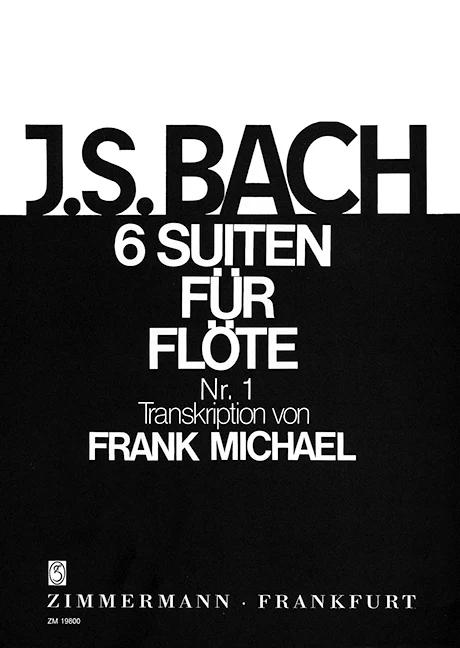 Suite No.1 In G BWV 1007 - Johann Sebastian Bach | Suono Flauti