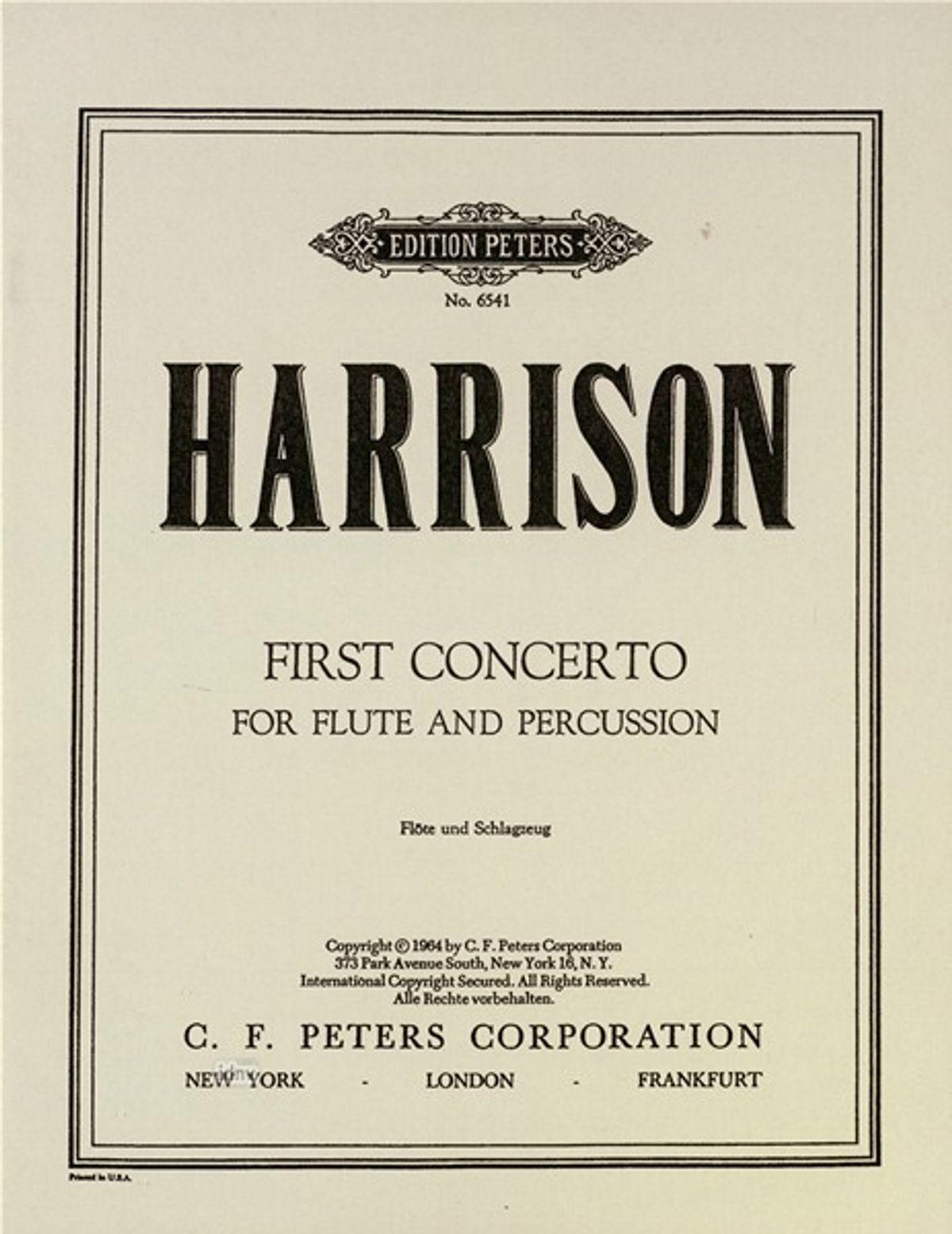 First Concerto for Flute - Lou Harrison | Suono Flauti