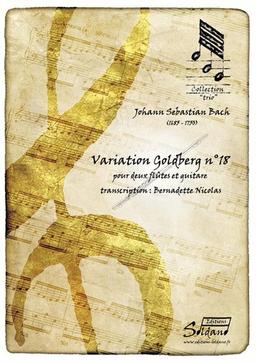 Variation Goldberg N°18, 2 Flutes et Guitare - J.S. Bach