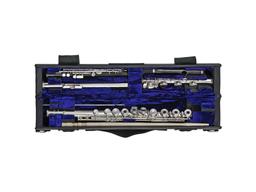 Flute and Piccolo/HJ case Black Leather