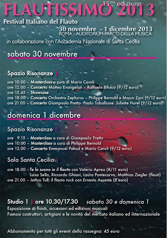 Suono @ Flautissimo 2013 Roma