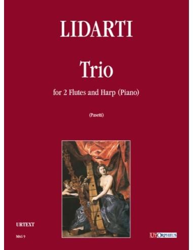 Trio per 2 Flauti e Arpa (Pianoforte) - Christian Joseph Lidarti | Suono Flauti