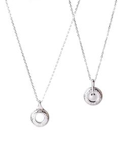 Silver Flute Key Necklace (Closed hole)