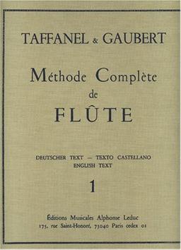 Méthode Complète de Flûte Volume 1 - Taffanel & Gaubert