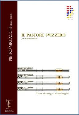 IL PASTORE SVIZZERO PER 4 FLAUTI - MORLACCHI P.