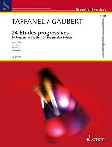 24 Progressive studies in all keys, on the principal difficulties - Philippe Gaubert, Leon Bates | Suono Flauti