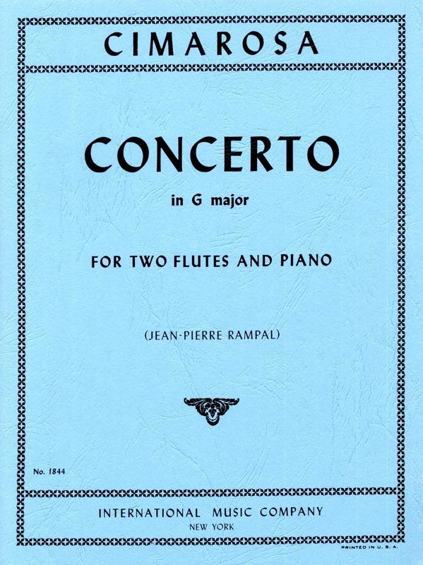 Concerto in G major (Rampal) - Domenico Cimarosa | Suono Flauti