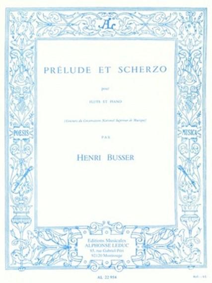 Prélude et Scherzo - Henri Büsser | Suono Flauti
