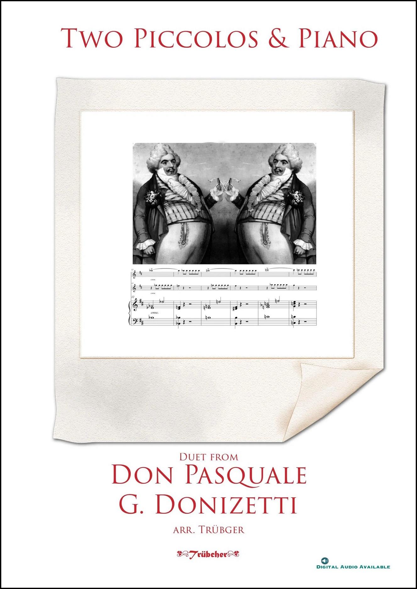 Don Pasquale arr. for 2 piccolos & piano - G. Donizetti | Suono Flauti