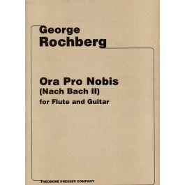 Ora Pro Nobis (Nach Bach Ii), For Flute and Guitar - George Rochberg | Suono Flauti