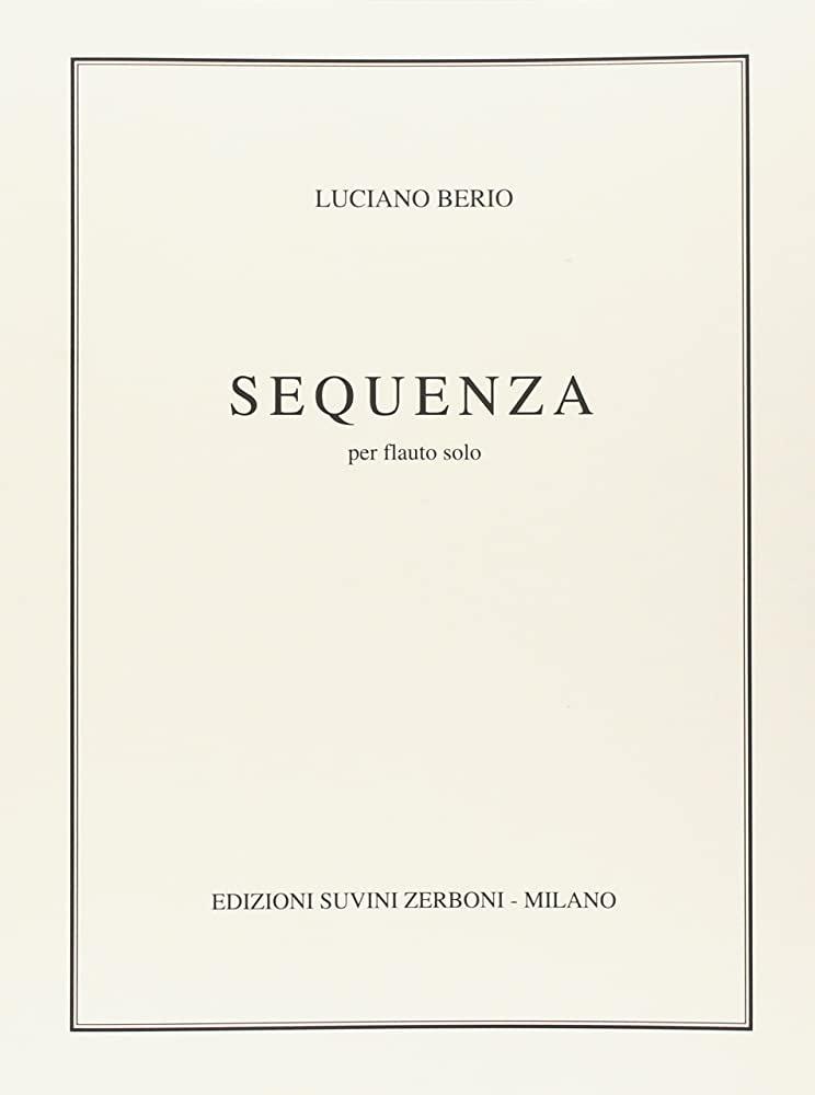 Sequenza (1958) Per Flauto Solo - Luciano Berio | Suono Flauti
