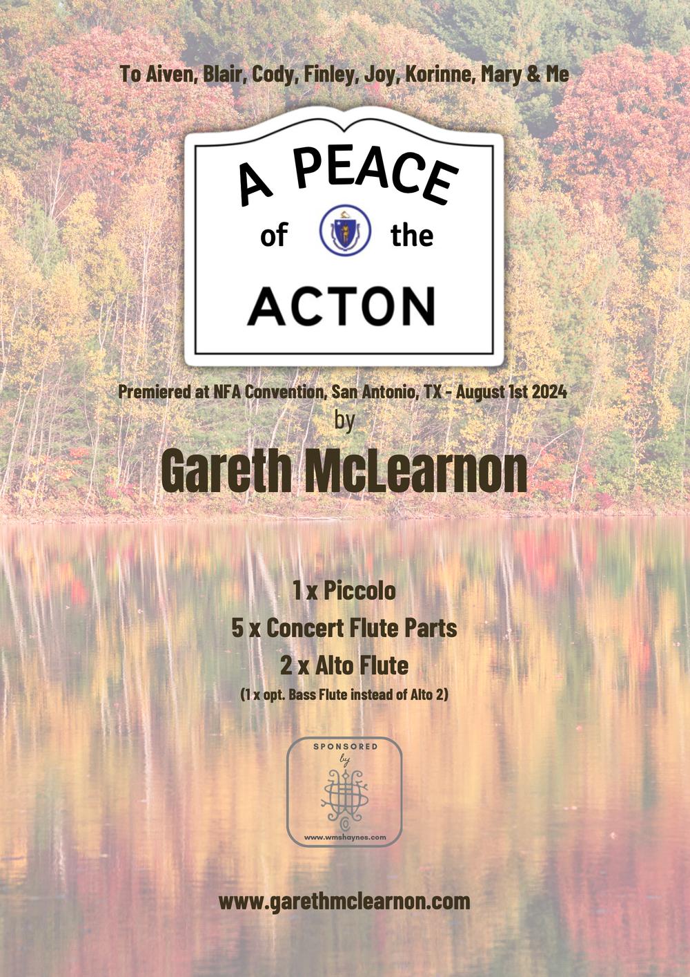 A Peace of the Acton - Gareth McLearnon | Suono Flauti