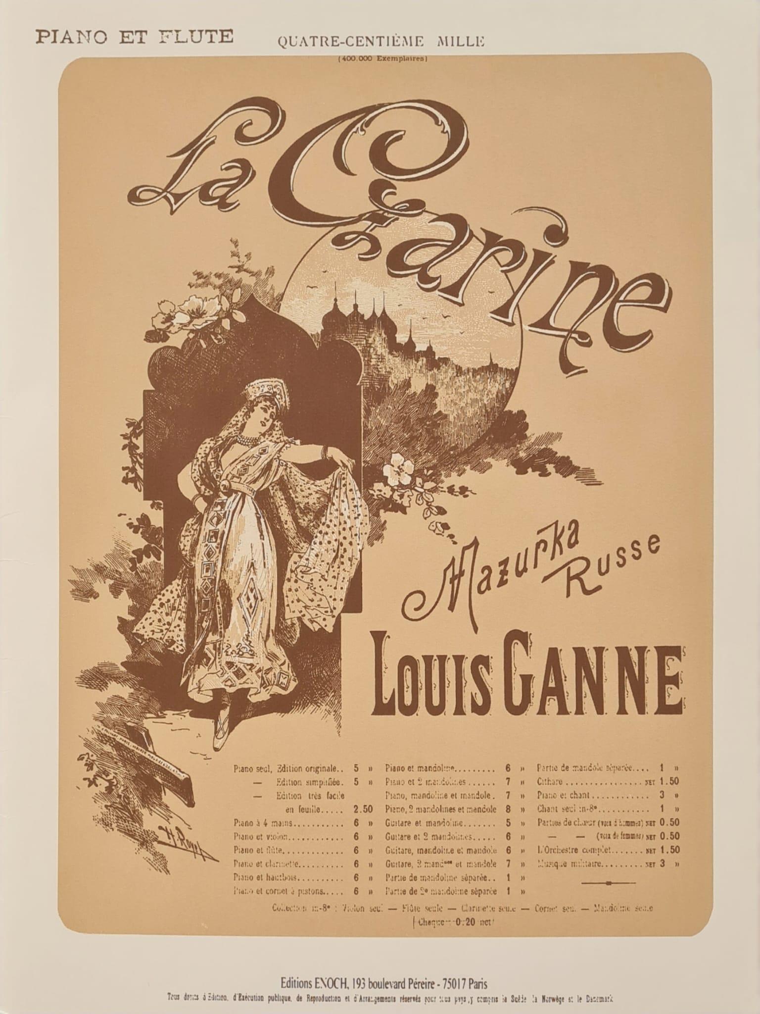 La Czarine, Mazurka russe, Louis GANNE | Suono Flauti