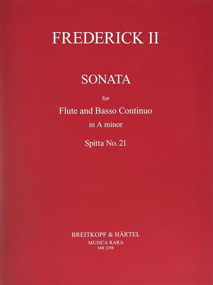 Sonata in a-moll, Spitta  Nr. 21 - Frederick II the Great | Suono Flauti
