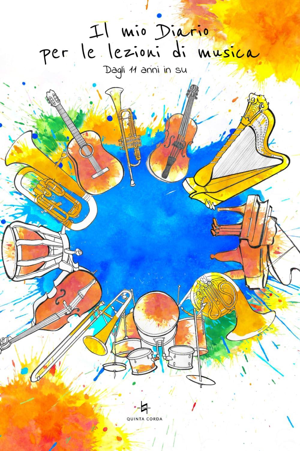 Il mio Diario per le lezioni di musica | Dagli 11 anni in su | Suono Flauti