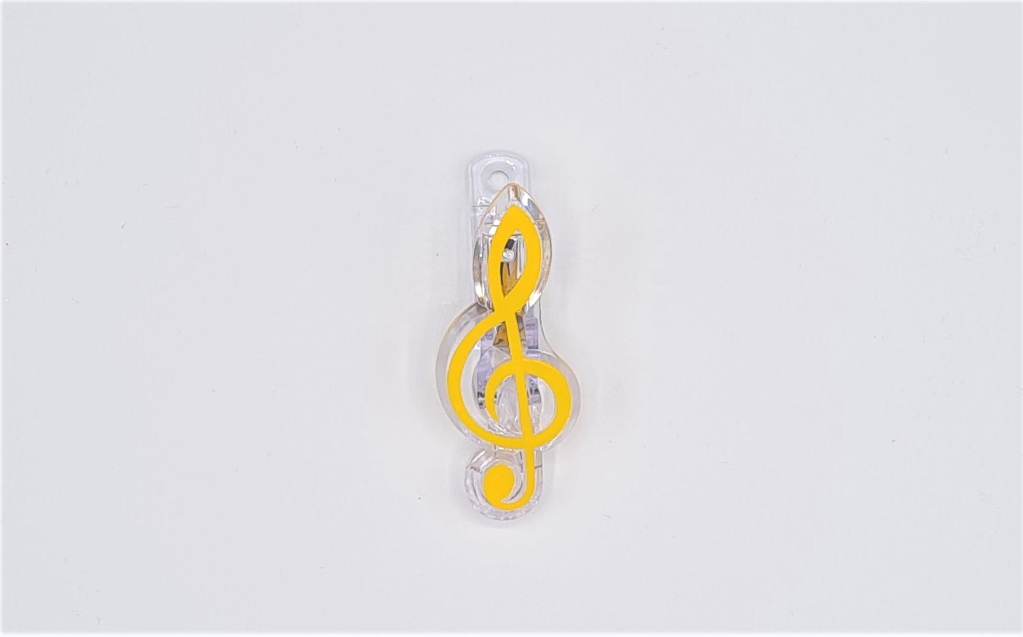 Clip Chiave di violino giallo | Suono Flauti