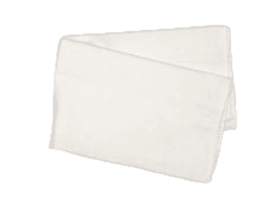 Panno bianco in garza di cotone per pulizia interna del FLAUTO TRAVERSO | Suono Flauti