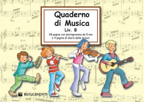Quaderno Di Musica Livello B | Suono Flauti