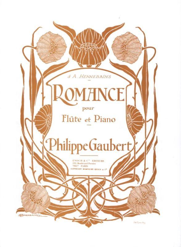 Romance, Philippe GAUBERT | Suono Flauti