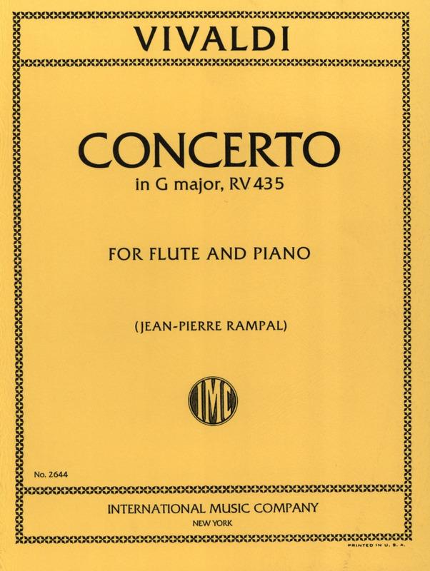 Concerto in G major, RV 435 Op. 10 N. 4 (F Vi N. 15) (Rampal) - Antonio Vivaldi | Suono Flauti
