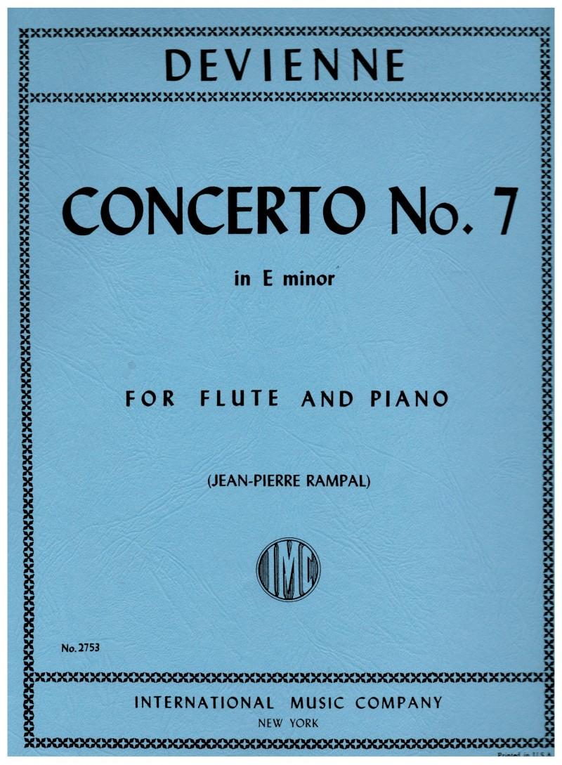 Concerto No. 7 in E minor (RAMPAL, Jean-Pierre) - François Devienne | Suono Flauti