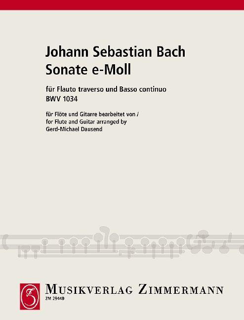 Sonate e-Moll BWV 1034 - Johann Sebastian Bach | Suono Flauti