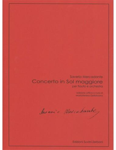 Concerto in Sol maggiore, Riduzione per flauto e pianoforte a cura di Mariateresa Dellaborra - Saverio Mercadante | Suono Flauti