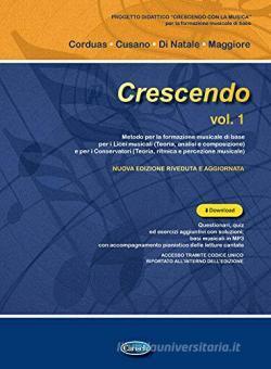 Crescendo vol. 1, Nuova edizione riveduta e aggiornata - Corduas/Cusano/Di Natale/Maggiore | Suono Flauti