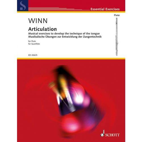 Articulation, Musical exercises to develop the technique of the tongue - Robert Winn | Suono Flauti