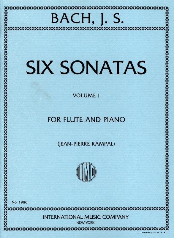 Six Sonatas: Volume I (B min, Eb Maj, A Maj) - Johann Sebastian Bach | Suono Flauti