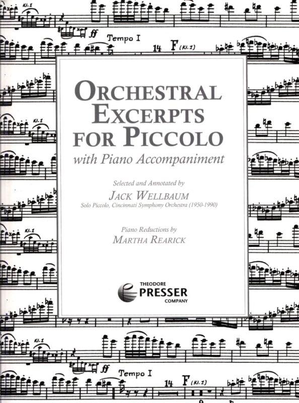 Orchestral Excerpts for Piccolo, With Piano Accompaniment - Hector Berlioz_Maurice Ravel_Sergei Prokofiev | Suono Flauti