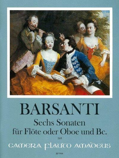 Sechs Sonaten Op. 3 - Francesco Barsanti | Suono Flauti