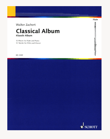 Classical Album, 12 Pieces for Flute and Piano - Walter Zachert | Suono Flauti